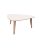 Table basse blanche "Stone" française & design en bois de frêne sain et durable par Skog Design